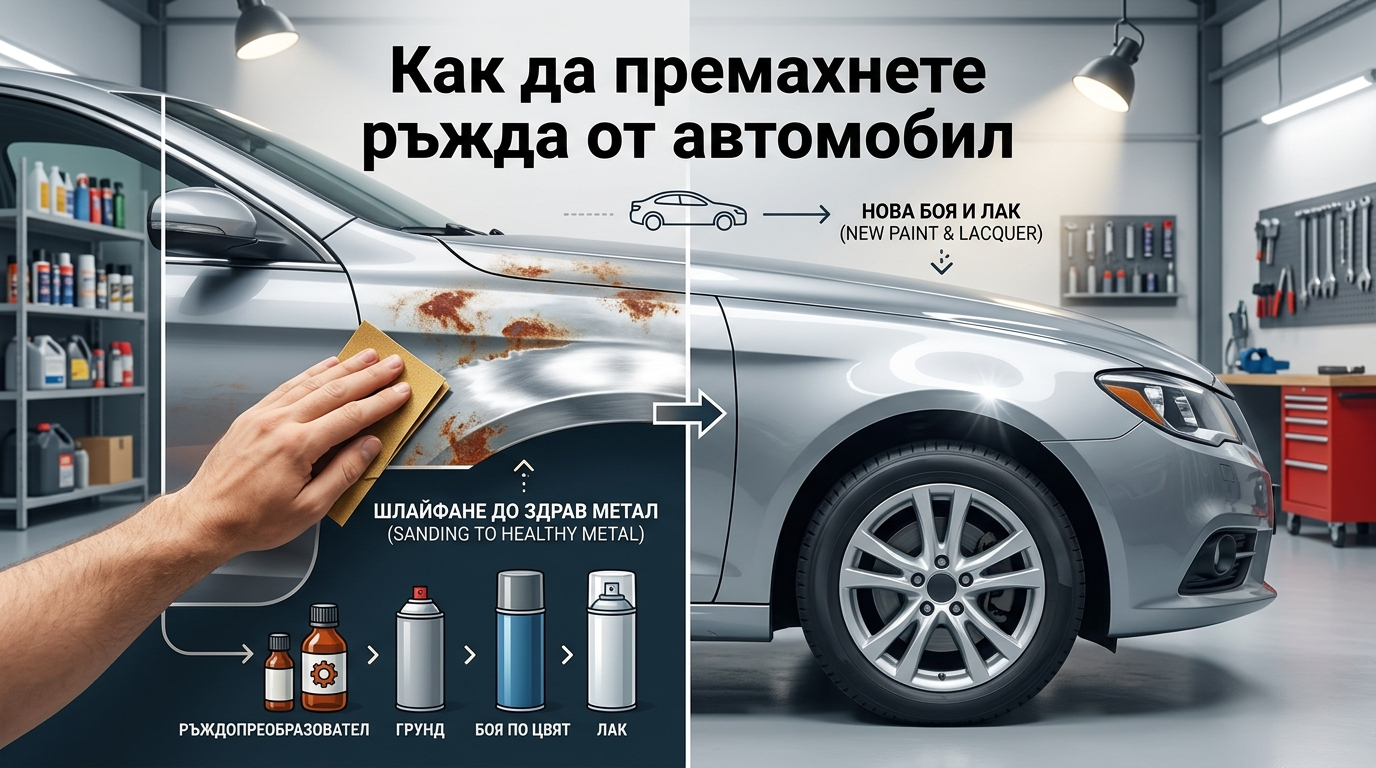 Как да премахнете ръжда от автомобил